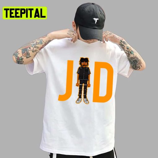 Orange Text Art Rapper Jid Unisex T-Shirt