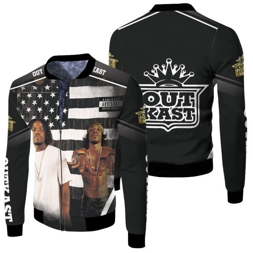 Oukast Stankonia Flag Fleece Bomber Jacket