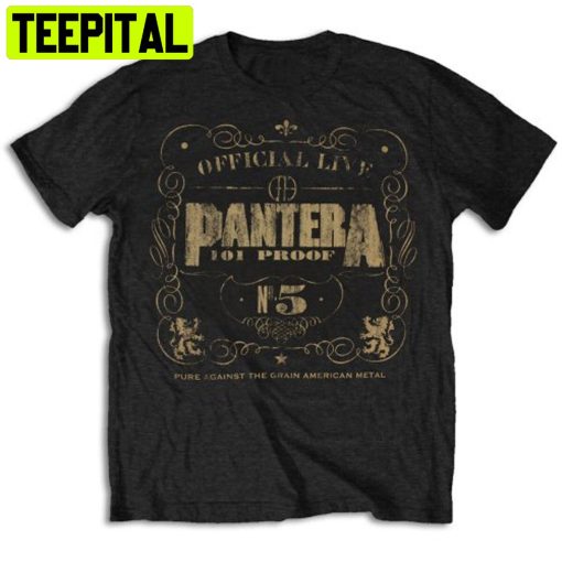 Pantera 101 Proof Live Dimebag Darrell Metal Trending Unisex Shirt