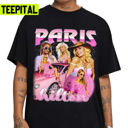 Paris Hilton Vintage Pink Design Unisex Sweatshirt