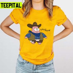 Patrick As A Cowboy Spongebob Squarepants Unisex T-Shirt