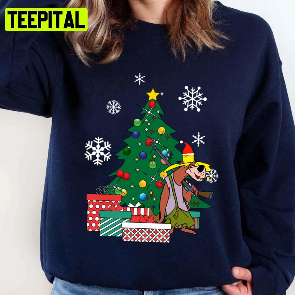 Paw Rugg Around The Christmas Tree Hillbilly Bears Design Unisex Sweatshirt