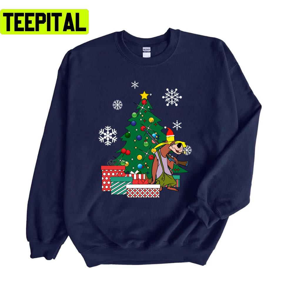 Paw Rugg Around The Christmas Tree Hillbilly Bears Design Unisex Sweatshirt