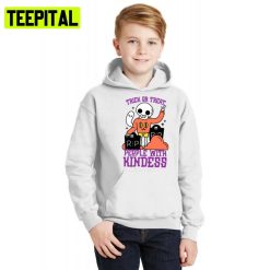 People With Kindness Trick Or Treat Halloween Illustration Hoodie