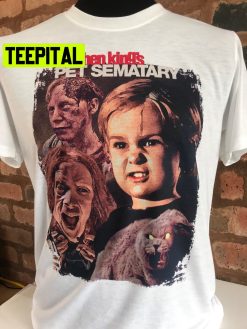 Pet Sematary Horror Custom Made 80s Stephen King Gage Creed Zelda Cemetary Halloween Trending Unsiex T-Shirt