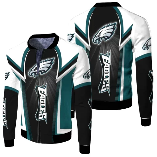 Philadelphia Eagles Fan 3d Jersey Fleece Bomber Jacket