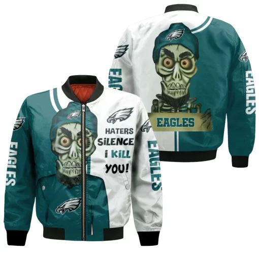 Philadelphia Eagles Haters I Kill You 3d Bomber Jacket