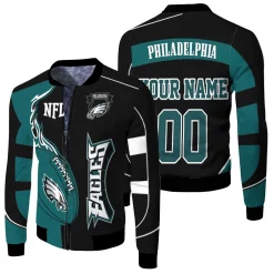 Philadelphia Eagles Nfl Lover Personalized Fleece Bomber Jacket