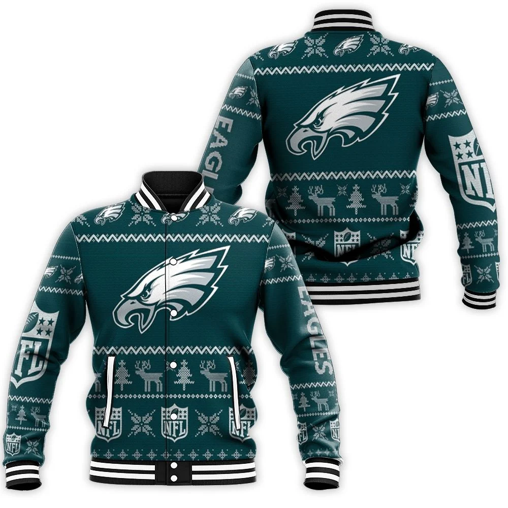 Philadelphia Eagles Baseball Ugly Christmas Sweater