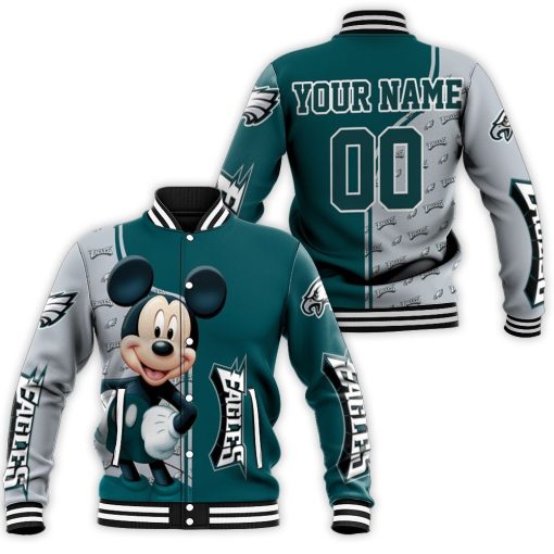 Philadelphia Eagles Personalized Baseball Jacket