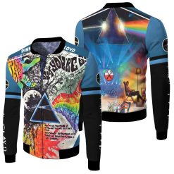 Pink Floyd Graffiti Wall Fleece Bomber Jacket