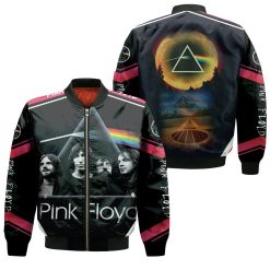 Pink Floyd Logo Member Pop Bomber Jacket