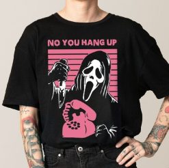 Pink Ghost No You Hang Up Halloween T-Shirt