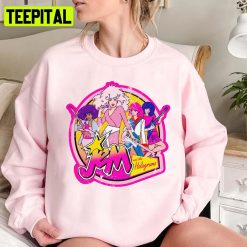 Pink Retro Art Jem And The Holograms Unisex Sweatshirt