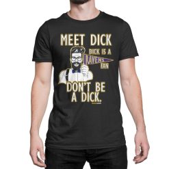 Pittsburgh Football Dont Be a D!ck Mens Black T-Shirt