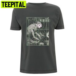 Pixies Monkey Grid Charcoal Trending Unisex Shirt