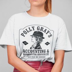 Polly Grays Accounting  Bookkeeping Services  Peaky Accountant Inspired Unisex T-Shirt