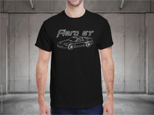 Pontiac Fiero GT Custom Sports Car Retro Screen Printed T-Shirt