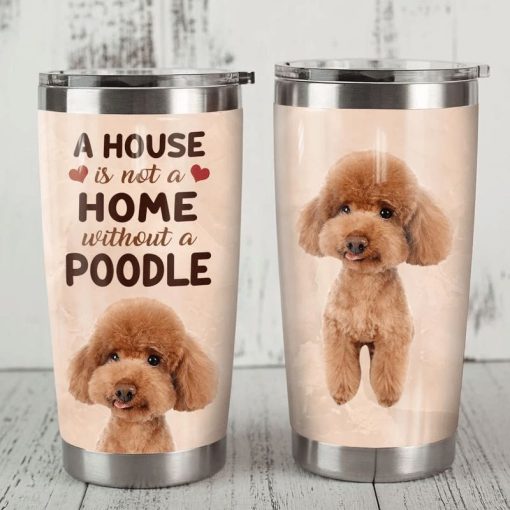 Poodle Dog Stainless Steel Cup