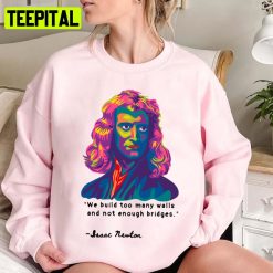 Portrait Retro Design Isaac Newton Unisex Sweatshirt