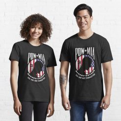 Pow Mia Flag Usa You Are Not Forgotten Quote Veteran Unisex T-Shirt