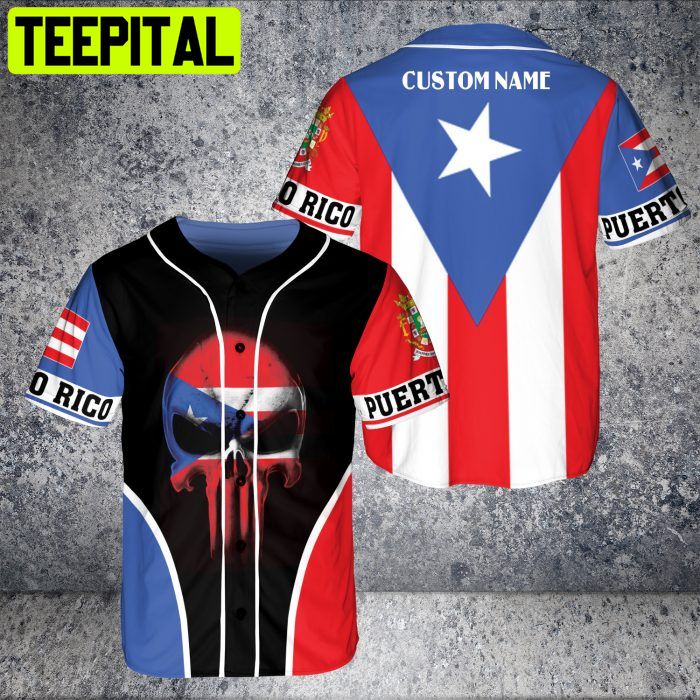 Puerto Rico-designed Fashion for Kids Baseball Jersey 3 Styles 