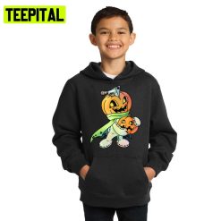 Pumpkinmon Digimon Axe In The Head Hoodie