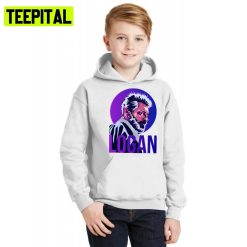 Purple Art Hugh Jackman As Logan Hoodie