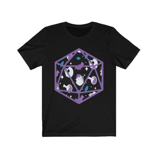 Purple Halloween Dice T-Shirt