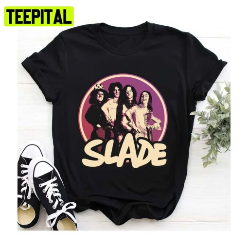 Purple Logo Art Slade Band Glam Rock Unisex Sweatshirt