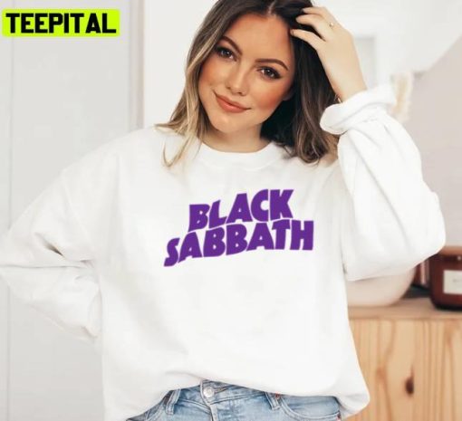 Purple Logo Black Sabbath Merchandise Unisex Sweatshirt