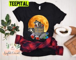 Raccoon Halloween Costume All Tricks No Treats Trending Unisex Shirt