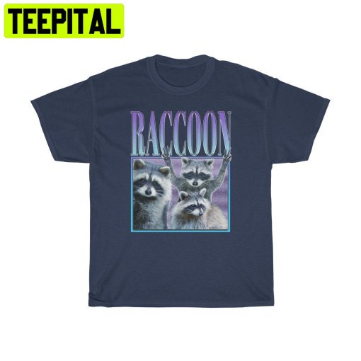 Raccoon Hip Hop Style 90s Trending Unisex Shirt