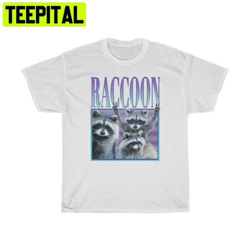 Raccoon Hip Hop Style 90s Trending Unisex Shirt