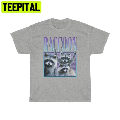 Raccoon Hip Hop Style 90s Trending Unisex Shirt