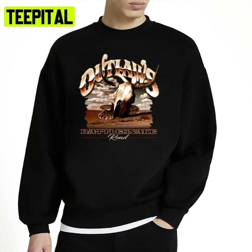 Rattlesnake Outlaws Country Song Unisex Sweatshirt