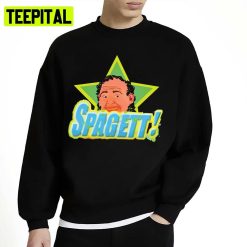 Raw Digital Illustration Of Spagett Unisex Sweatshirt