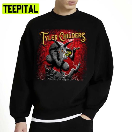 Red Design Tyler Childers Art Texas Band Concerts Unisex Sweatshirt