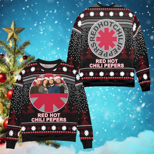 Red Hot Chili Peppers Unisex Ugly Christmas Concert 3D Sweatshirt