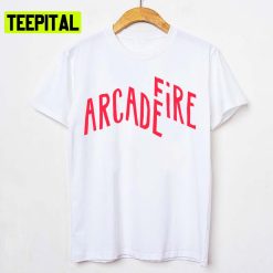 Red Logo Art Band Arcade Fire Unisex T-Shirt