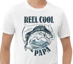 Reel Cool Papa Fishing Lover Fathers Day T-Shirt