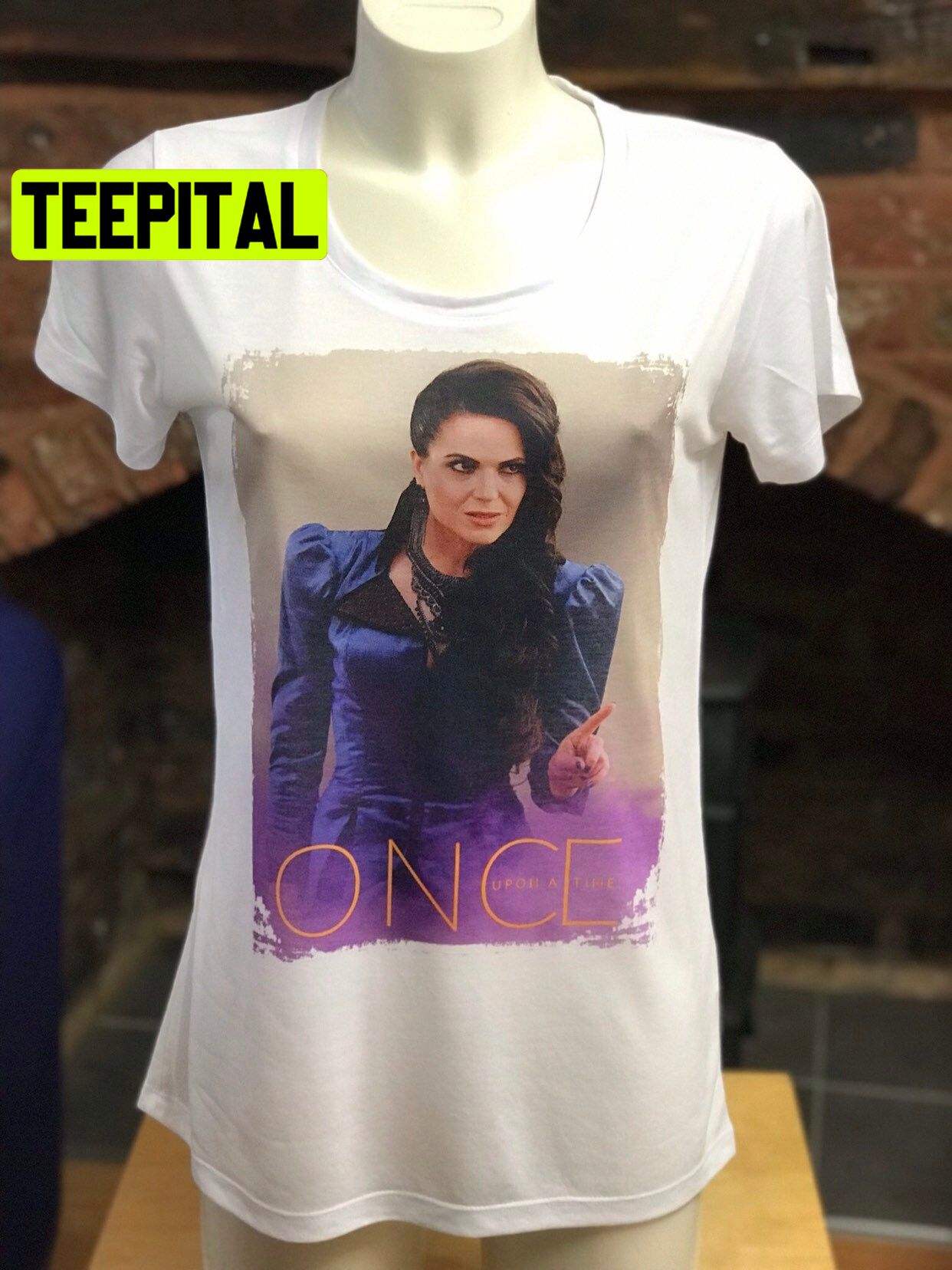 Regina Mills Evil Queen Once Upon A Time White Halloween Trending Unsiex T-Shirt