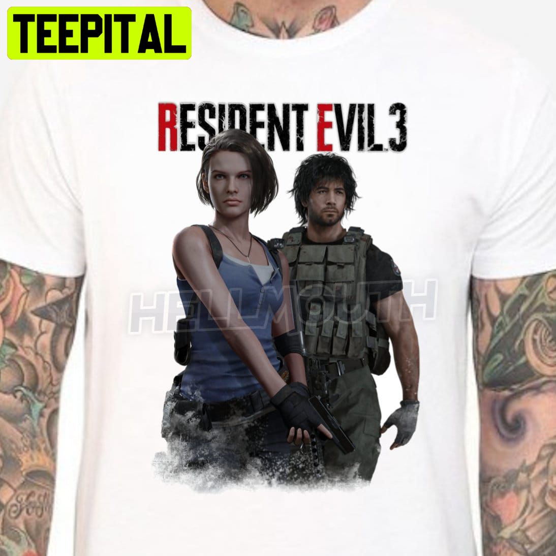 Resident Evil 3 Nemesis Remake Halloween Trending Unsiex T-Shirt