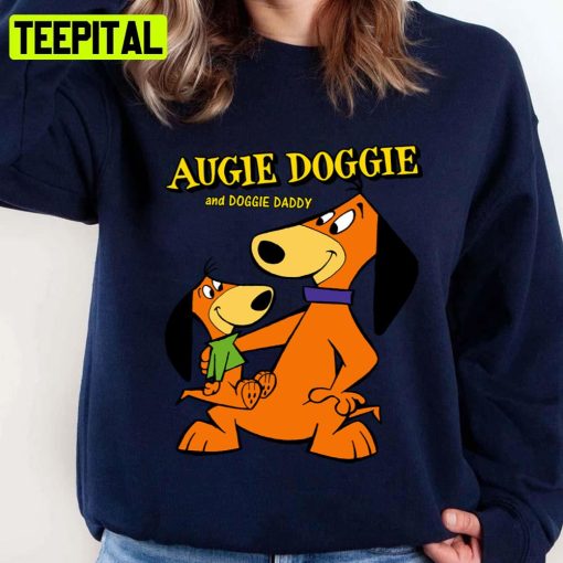 Retro 70s Cartoon Augie Doggie & Doggie Daddy Unisex Sweatshirt