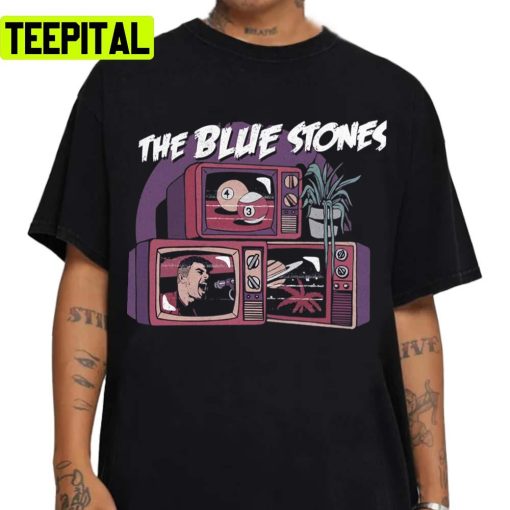 Retro Album Cover The Blue Stones Photograp Unisex Sweatshirt