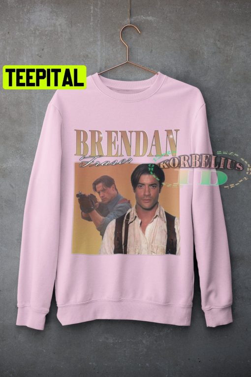 Retro Art Brendan Fraser Trending Unisex Shirt