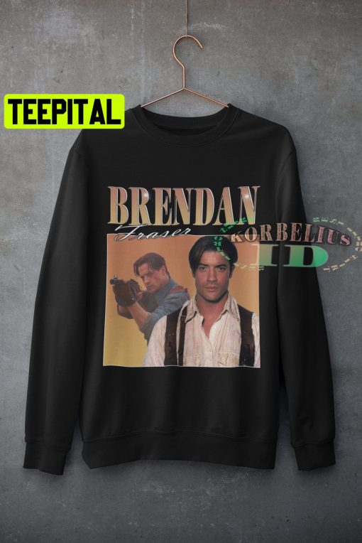 Retro Art Brendan Fraser Trending Unisex Shirt