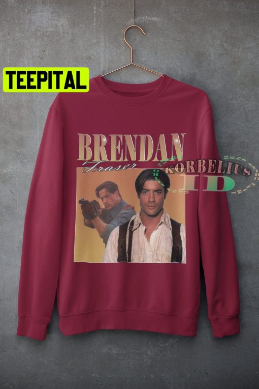 Retro Art Brendan Fraser Trending Unisex Shirt