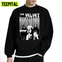 Retro Black And White Art The Velvet Underground Vintage Unisex Sweatshirt