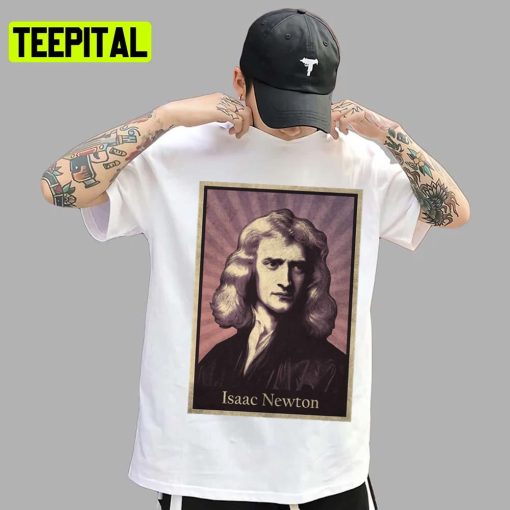 Retro Design Isaac Newton Unisex T-Shirt